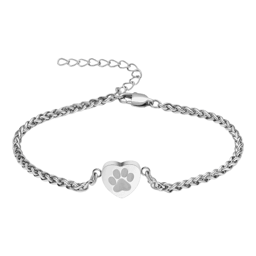 Relicario pulsera corazón